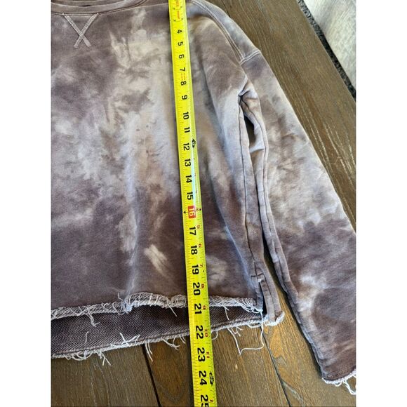 ATM Anthony Thomas Melillo Purple Tie Dye Crewneck Sweater Size Small - Picture 10 of 11